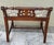 Traditional Early/Mid 20th Century Wood Vanity Boudoir Bench/Chair For Sale - Image 3 of 9