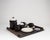 Brutalist Tête-À-Tête for Two on Wooden Tray from Doverstone & Fürstenberg, 1960s, Set of 12 For Sale - Image 9 of 17