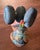 1980s Very Rare 13" Double Kachina Long-Haired Hopi Maiden by Randall Sahmie Hand Carved! For Sale - Image 13 of 16