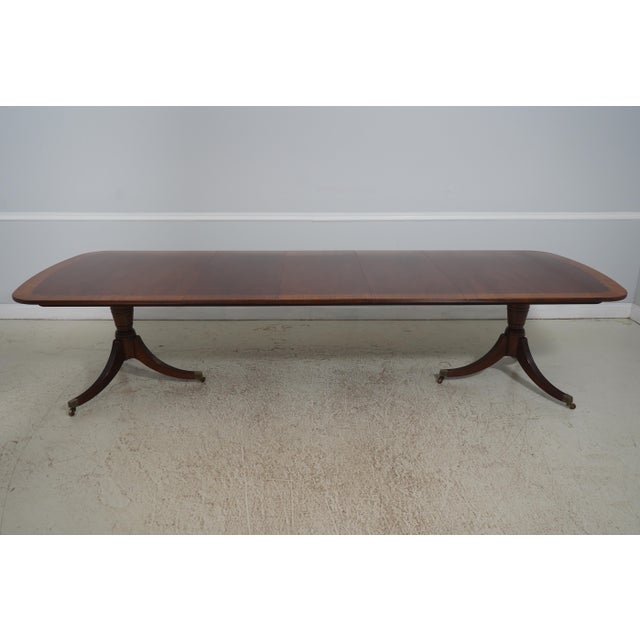 Baker Bill Sofield Inlaid Mahogany Dining Table For Sale - Image 11 of 18