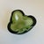 1960s 1960s Murano Style Peridot Green Glass Ashtray Catchall Art Glass Bowl For Sale - Image 5 of 8