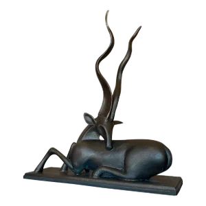 Vintage Kudu Sculpture by Jaru