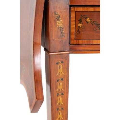 Wood Sheraton Pembroke Tables, 1920s, Set of 2 For Sale - Image 7 of 10