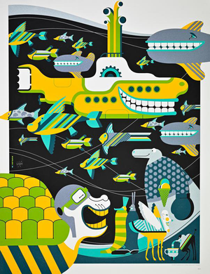 Yellow Submarine, 2012, Offset Print