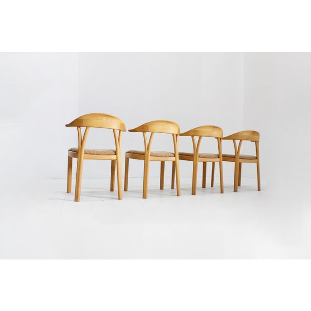 Wood Vintage Danish Dining Chairs, 1960s, Set of 4 For Sale - Image 7 of 9