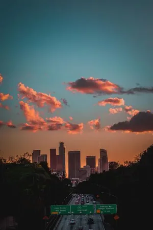 Jason Mageau Downtown Los Angeles Sunset Photograph