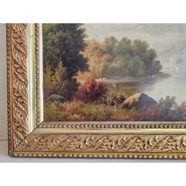 19th Century Scottish Romantic Landscape by John Crawford Wintour Framed For Sale In San Diego - Image 6 of 12