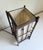 A vintage Louis Sognot-style lantern table lamp crafted from a bamboo outer frame and an interior textile shade. Sognot...
