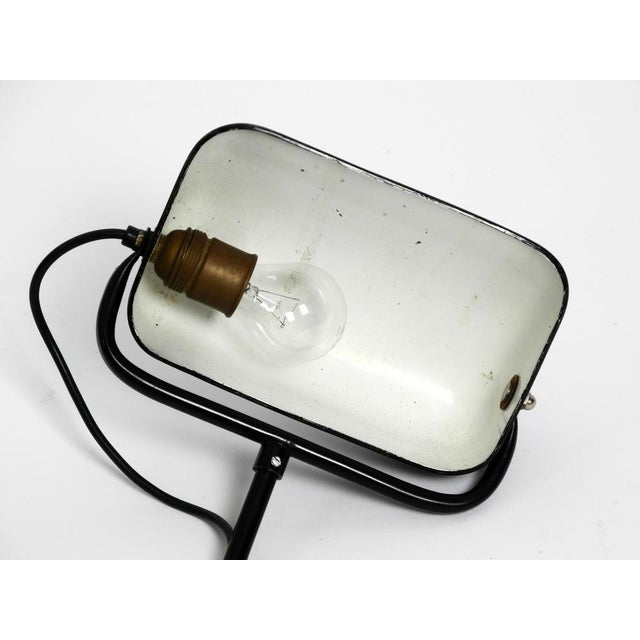 Industrial Metal Table Lamp Model 6581 in Black from Kaiser Idell / Kaiser Leuchten, 1940s For Sale - Image 12 of 18