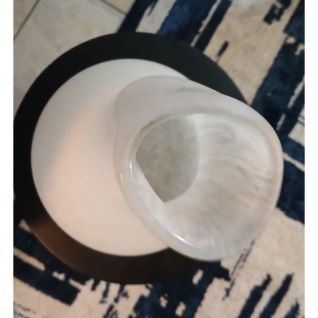 Glass F-017 ​1970s "The Ethereal Plinth" | 165 Lb Monumental Satin-Glass Sculpture ​Presented by Methinks Art Studio and Dwelling For Sale - Image 7 of 12