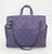Contemporary Chanel Purple Leather Top Stitch CC Pocket Tote For Sale - Image 3 of 6