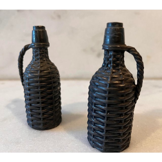 Vintage Demijohn Salt and Pepper Shakers For Sale - Image 9 of 9
