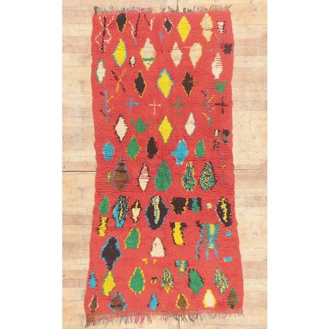 Vintage Boujad Moroccan Rug, 04'07 X 09'07 For Sale - Image 10 of 10