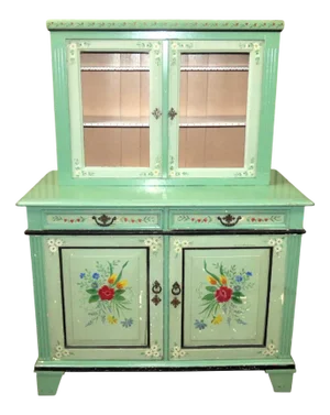 Hand Painted Kitchen Buffet