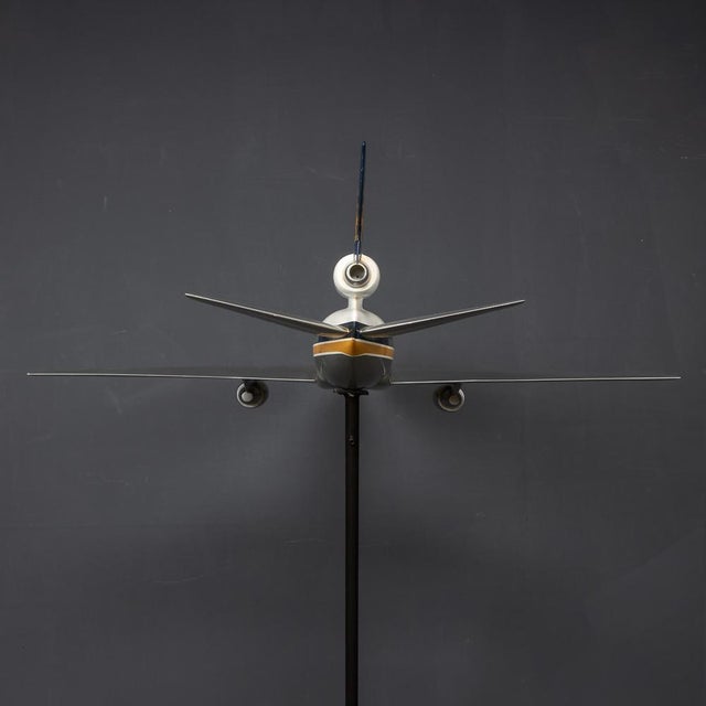 Metal 20th Century British Fiberglass Caledonian DC10 Airplane Model, 1970 For Sale - Image 7 of 18