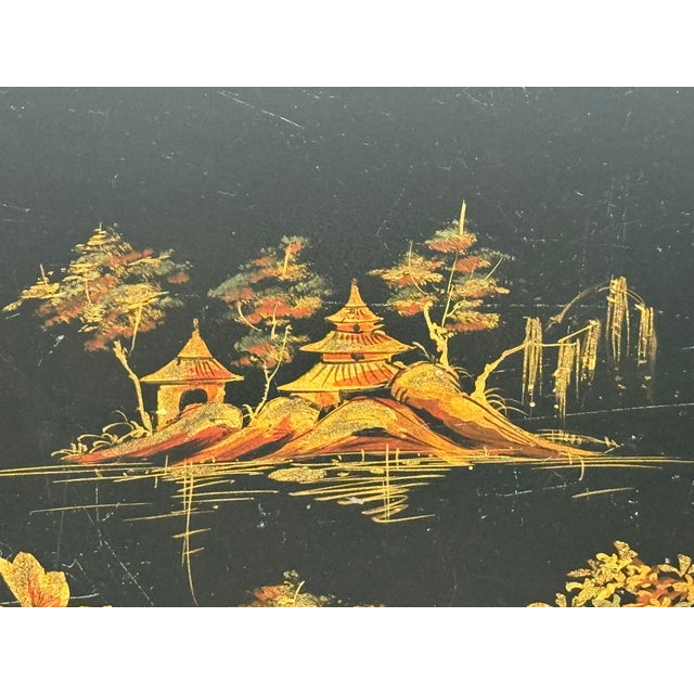 Henredon Chinoiserie Octagonal Accent Table, Vintage For Sale - Image 9 of 12