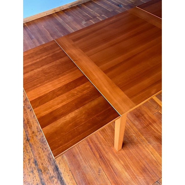 1990s Danish Modern Teak Extension Dining Table For Sale - Image 16 of 18