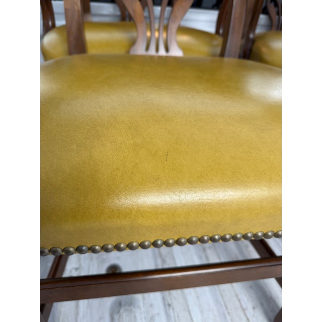 Mid Century Williamsburg Style Smoking Armchairs by Rway, Set of 7 For Sale - Image 13 of 14