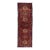 Vintage Red Heriz Wool Runner Handmade With a Tribal Design For Sale