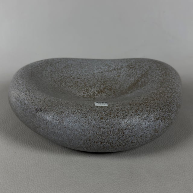 Modern Modernist Stone Effect Ceramic Centerpiece from Rossi, 1970s For Sale - Image 3 of 13