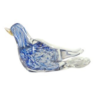Small Italian Glass Bird, Murano, 1970s For Sale