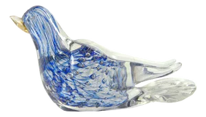 Small Italian Glass Bird, Murano, 1970s