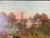 American American School, 19th Century Farm Scene W/Halladay Standard Windmill Oil on Canvas Circa 1870 Windmill Inscribed Halladay Standard / Batavia,ILLS For Sale - Image 3 of 10