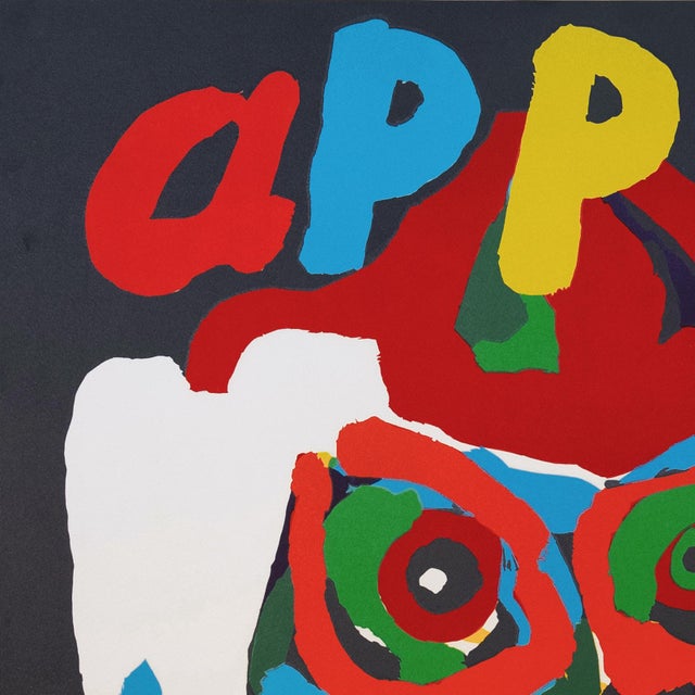 'Circus' by Karel Appel, 1978, Paris, Cobra, Venice Biennale, Guggenheim, Indianapolis For Sale In Monterey, CA - Image 6 of 9