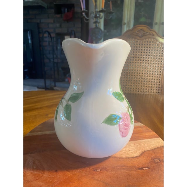 Ceramic 1980s Franciscan Desert Rose 28 Oz Pitcher For Sale - Image 7 of 11