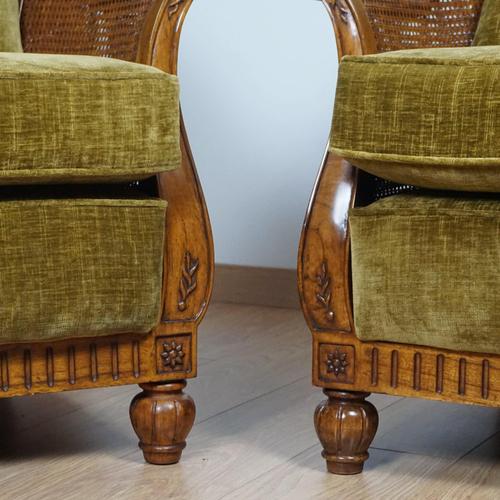 Vintage Beregére Chairs, 1940s, Set of 2 For Sale - Image 6 of 9