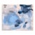 "Echoes Along the Waterline" Large Contemporary Blue Abstract Painting in Cerulean, Slate and Navy by Stacey Warnix For Sale