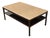 Bill Sofield for Baker Furniture Modern Mahogany Raku Top Coffee Table or Cocktail Table For Sale