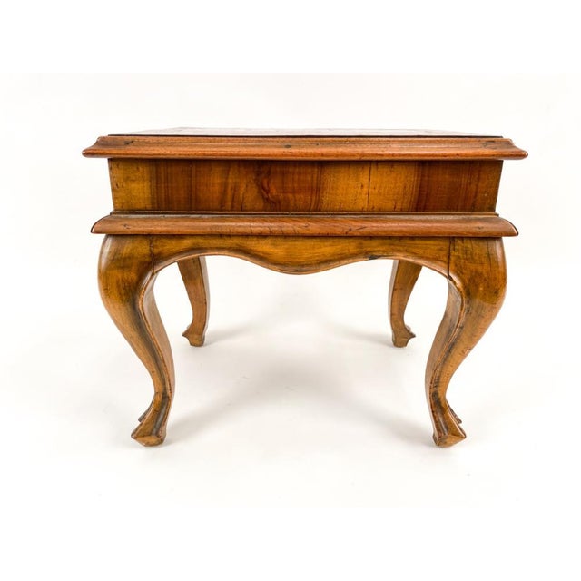 Brown Vintage Salesman’s Sample-Sized Louis XV Style Burl Walnut Desk For Sale - Image 8 of 14