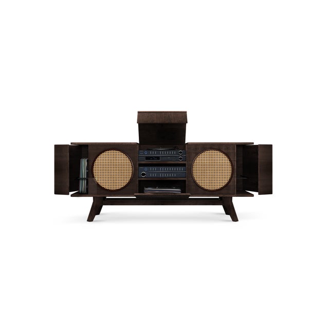 Contemporary Harrison Sideboard by Wood Tailors Club For Sale - Image 3 of 16