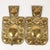 Gold Large Mid-Century Baroque Swedish Brass Sconces, Set of 2 For Sale - Image 8 of 8