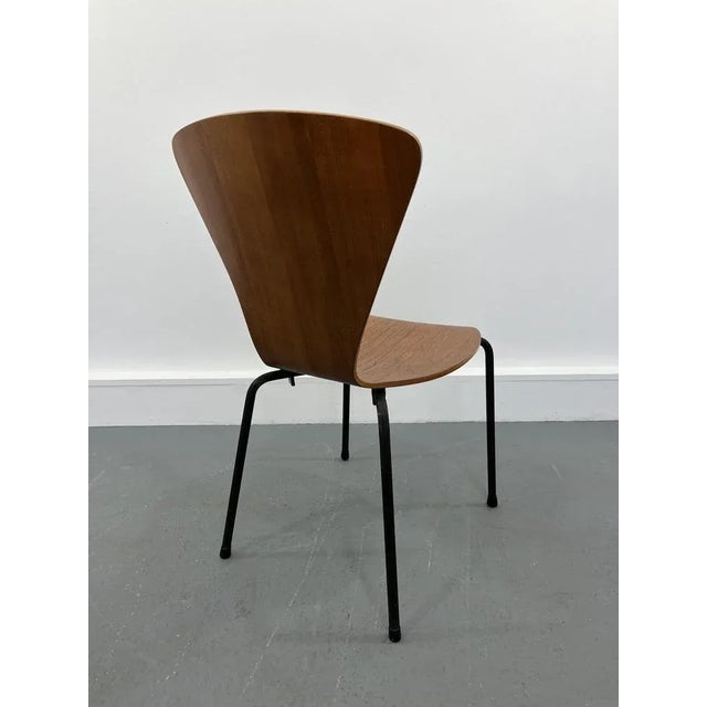 Danish Plywood Chair, 1970s For Sale - Image 5 of 7