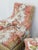 Textile Upholstered Slipper Lounge Chairs Depicting Pheasants and Peon, Set of 2 For Sale - Image 7 of 13