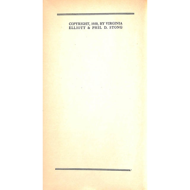 "Shake 'Em Up! A Practical Handbook of Polite Drinking" 1930 Elliott, Virginia and Stong, Phil D. For Sale - Image 13 of 13