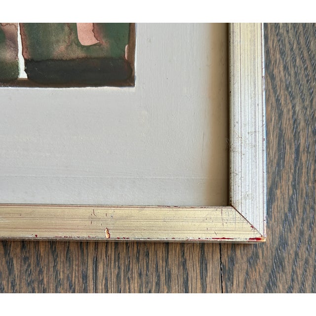 1970s 1976 Vintage California Watercolor Larry Welden Original Painting For Sale - Image 5 of 9