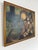 This is a Swedish still life with wood pile oil on canvas painting in its original gold frame. Signed on Verso “Bodil...