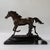 Early 21st Century Bronze Galloping Horse Sculpture on Marble Base – Classical Equestrian, 14” L For Sale - Image 5 of 12
