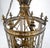 Metal Mid 20th Century Mid Centry Modern Large Italian Pendant Bronze Oxide Gilt Ornate Metal Light Fixture Chandelier For Sale - Image 7 of 18