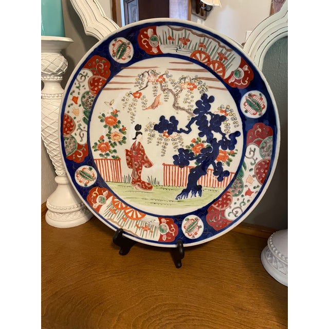 Late 19th Century Meiji Period Japanese Imari Charger Platter For Sale - Image 18 of 18