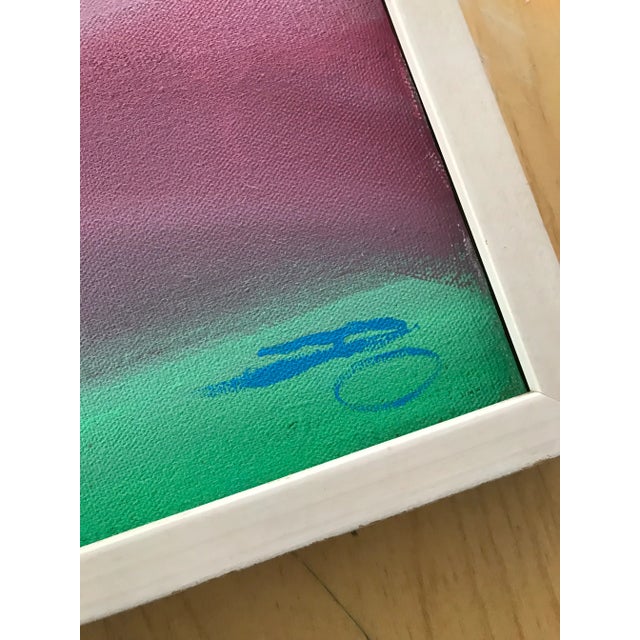 Vintage Abstract Painting 1980s Colorpop For Sale In New York - Image 6 of 10