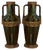 Baluster Vases with Earthenware Handles, 1900s, Set of 2 For Sale