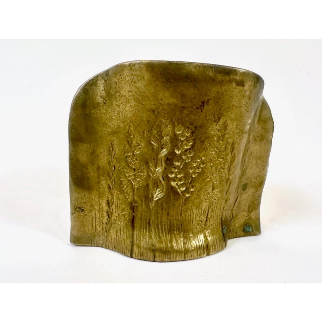 Vintage Handmade Bronze Vase by Dorothea Dietz, 1960s For Sale - Image 12 of 18