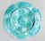 1950s Vintage French Gien Turquoise Majolica Oyster Plate For Sale - Image 5 of 7
