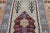 1980s Farmhouse Blue Geometric Kilim For Sale - Image 4 of 8