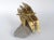 Mid Century Modern Brass Three Birds on Natural Rock Stand Sculpture For Sale - Image 4 of 11