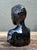 Vintage Glazed Ceramic Bust of Man For Sale - Image 9 of 12